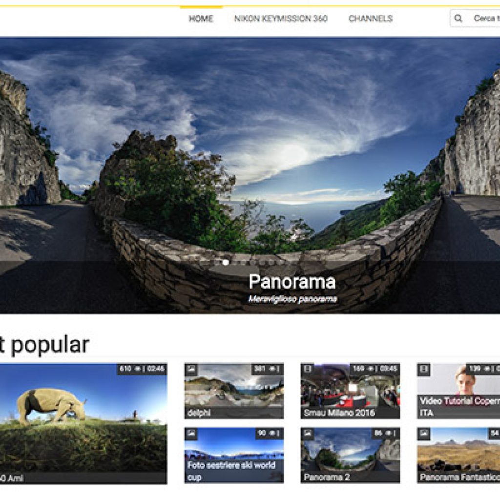 comarketing nikon - foto video 360° - coperniko
