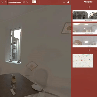 virtual tour ristorante stellato alessandria - video 360