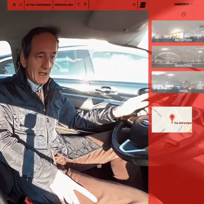 virtual tour showroom auto usate e nuove renault - video 360