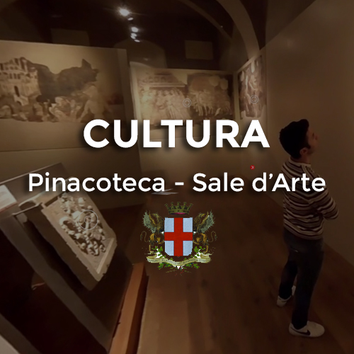virtual tour pinacoteca alessandria sale d'arte - video 360