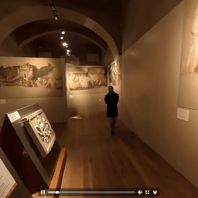 virtual tour pinacoteca e sale d'arte - video 360