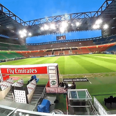 virtual tour stadio san siro - video 360