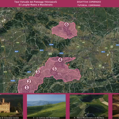 virtual tour langhe roero e monferrato - video 360